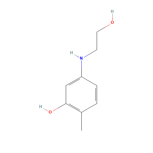 55302-96-0 5-[(2-Hydroxyethyl)amino]-o-cresol chemical structure