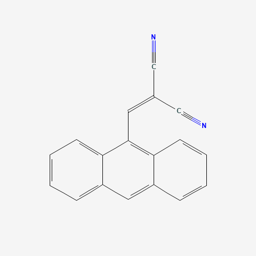 55490-87-4 (9-ANTHRYLMETHYLENE)MALONONITRILE chemical structure