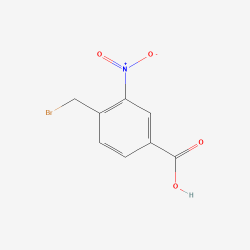 55715-03-2 4-Bromomethyl-3-nitrobenzoic acid chemical structure