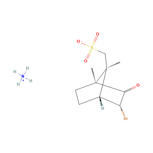 55870-50-3 Ammonium (-)-3-bromo-8-camphorsulfonate chemical structure