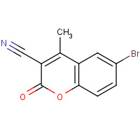 56394-22-0 6-BROMO-3-CYANO-4-METHYLCOUMARIN chemical structure