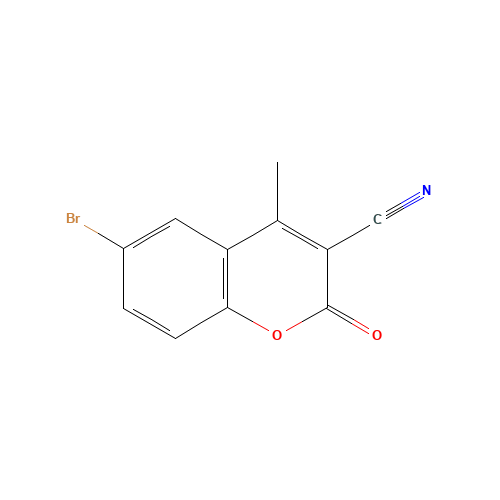 56394-22-0 6-BROMO-3-CYANO-4-METHYLCOUMARIN chemical structure