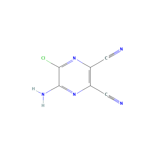 56413-96-8 5-AMINO-6-CHLORO-2,3-DICYANOPYRAZINE chemical structure