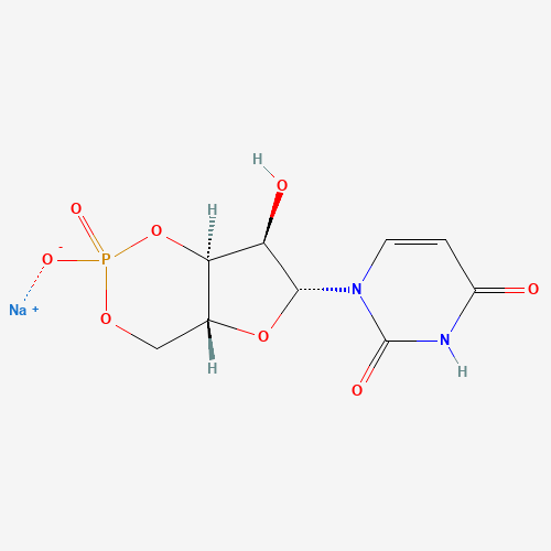 56632-58-7 URIDINE-3',5'-CYCLIC MONOPHOSPHATE SODIUM SALT chemical structure