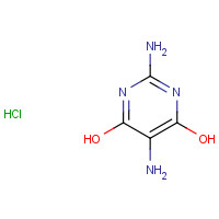 56830-58-1 2,5-Diamino-4,6-dihydroxypyrimidine hydrochloride chemical structure