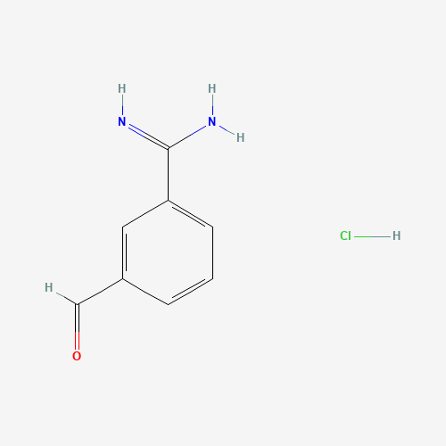 57081-01-3 3-FORMYL BENZAMIDINE HYDROCHLORIDE chemical structure