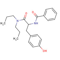 57227-09-5 N-Benzoyl-DL-tyrosil-N',N'-dipropylamide chemical structure