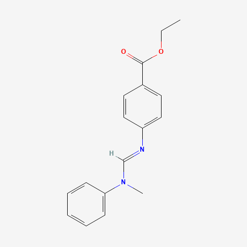 57834-33-0 Ethyl 4-[[(methylphenylamino)methylene]amino]benzoate chemical structure
