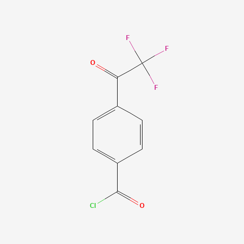 58808-60-9 4-(TRIFLUOROACETYL)BENZOIC ACID CHLORIDE chemical structure
