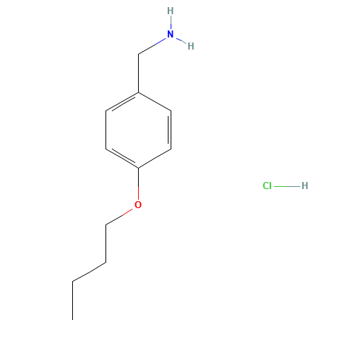 59528-29-9 P-BUTOXYBENZYLAMINE HYDROCHLORIDE chemical structure