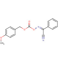 59577-32-1 2-(4-METHOXYBENZYLOXYCARBONYLOXYIMINO)-2-PHENYLACETONITRILE chemical structure