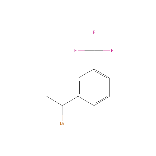 59770-96-6 3-(1-BROMOETHYL)BENZOTRIFLUORIDE chemical structure