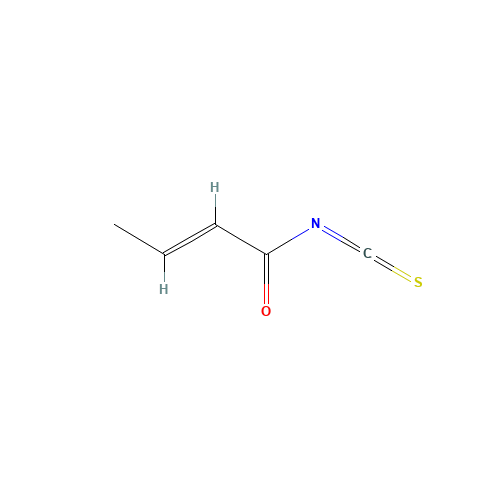 60034-28-8 Crotonyl isothiocyanate chemical structure