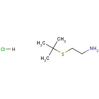60116-77-0 2-(TERT-BUTYLTHIO)ETHYLAMINE HYDROCHLORIDE chemical structure