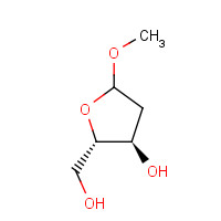 60134-26-1 1-O-Methyl-2-deoxy-D-ribose chemical structure