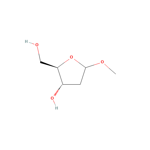 60134-26-1 1-O-Methyl-2-deoxy-D-ribose chemical structure