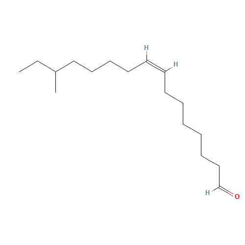 60609-53-2 (Z)-14-METHYL-8-HEXADECEN-1-AL chemical structure