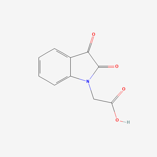 60705-96-6 (2,3-DIOXO-2,3-DIHYDRO-INDOL-1-YL)-ACETIC ACID chemical structure