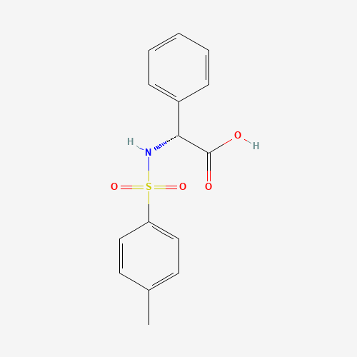 60712-47-2 2-([(4-METHYLPHENYL)SULFONYL]AMINO)-2-PHENYLACETIC ACID chemical structure