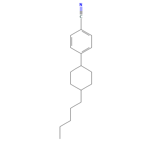 61204-01-1 trans-4-(4-Pentylcyclohexyl)benzonitrile chemical structure