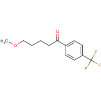 61718-80-7 5-Methoxy-1-[4-(trifluoromethyl)phenyl]-1-pentanone chemical structure