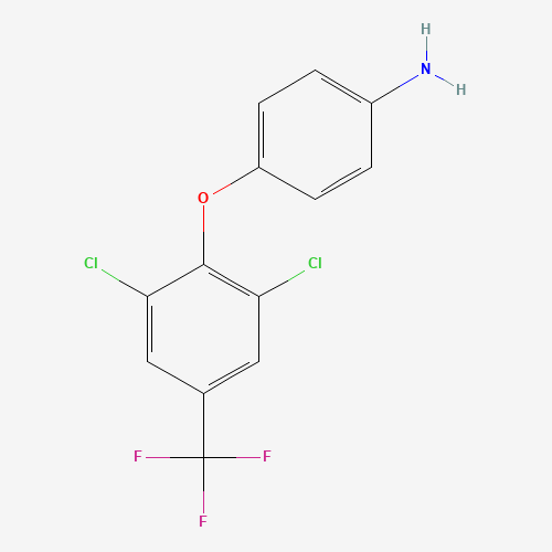 61946-83-6 4-(2,6-DICHLORO-4-TRIFLUOROMETHYL-PHENOXY)-PHENYLAMINE chemical structure