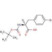 62129-39-9 (S)-N-BOC-4-Bromophenylalanine chemical structure