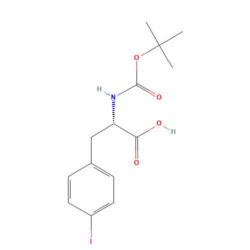 62129-44-6 BOC-4-IODO-L-PHENYLALANINE chemical structure