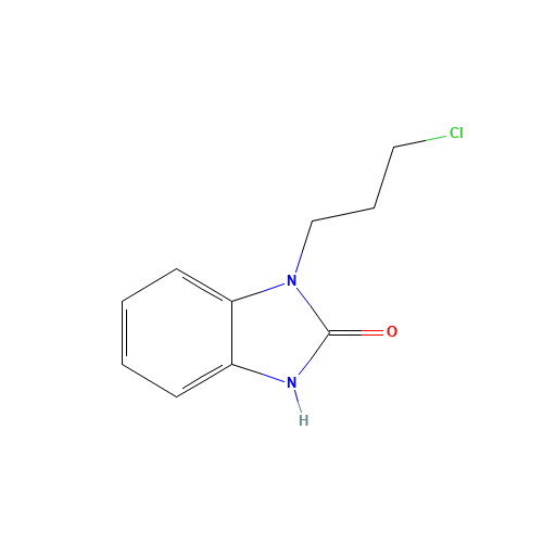 62780-89-6 1-(3-Chloropropyl)-1,3-dihydro-2H-benzimidazol-2-one chemical structure