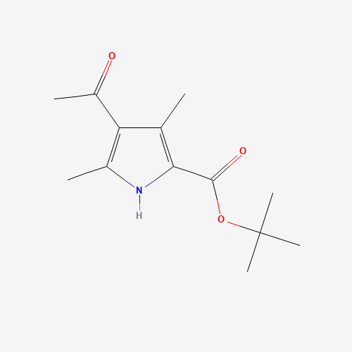 63040-83-5 TERT-BUTYL 4-ACETYL-3,5-DIMETHYL-2-PYRROLECARBOXYLATE chemical structure