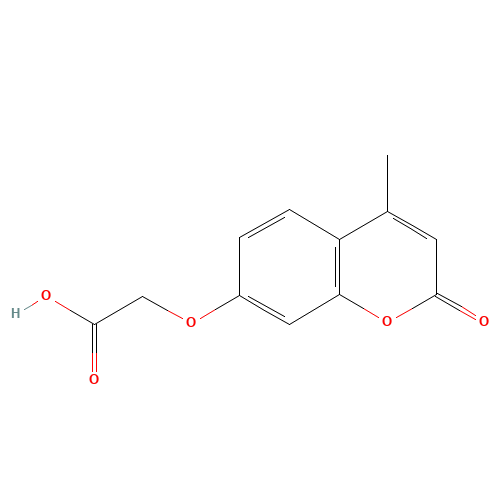 64700-15-8 7-(CARBOXYMETHOXY)-4-METHYLCOUMARIN chemical structure