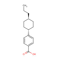 65355-29-5 4-(trans-4-Propylcyclohexyl)benzoic acid chemical structure