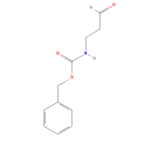 65564-05-8 3-[(Benzyloxycarbonyl)amino]propionaldehyde chemical structure