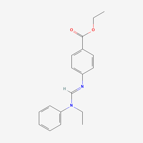 65816-20-8 Ethyl 4-[[(ethylphenylamino)methylene]amino]benzoate chemical structure
