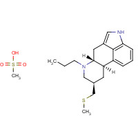 66104-23-2 Pergolide mesylate salt chemical structure