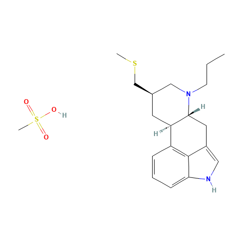 66104-23-2 Pergolide mesylate salt chemical structure