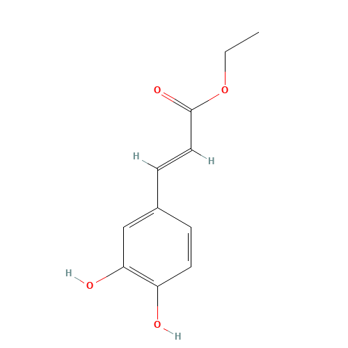 66648-50-8 ETHYL 3,4-DIHYDROXYCINNAMATE chemical structure