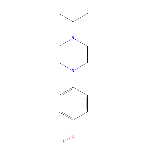 67914-97-0 1-ISOPROPYL-4-(4-HYDROXYPHENYL)PIPERAZINE chemical structure
