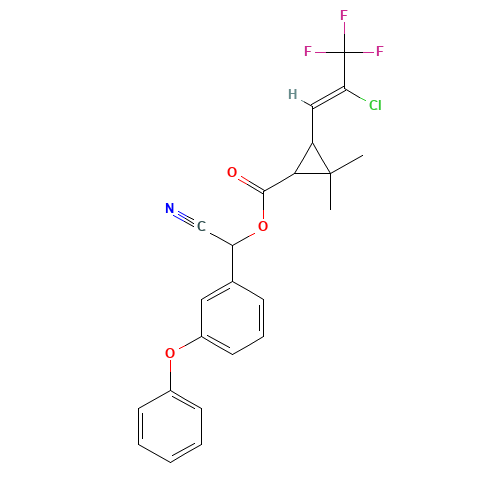 68085-85-8 Cyhalothrin chemical structure