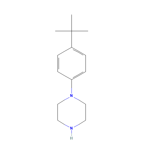 68104-61-0 1-(4-TERT-BUTYLPHENYL)PIPERAZINE chemical structure