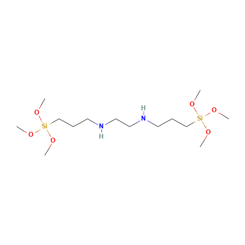 68845-16-9 BIS[3-(TRIMETHOXYSILYL)PROPYL]ETHYLENE DIAMINE chemical structure