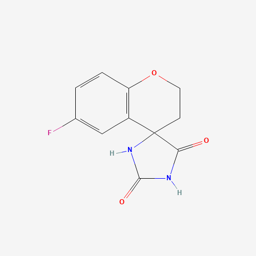 69684-83-9 6-FLUORO-4-CHROMANONE HYDANTOIN chemical structure