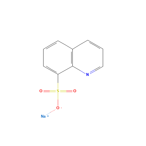 70086-60-1 QUINOLINE-8-SULFONIC ACID SODIUM SALT chemical structure