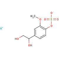 71324-20-4 4-HYDROXY-3-METHOXY-D3-PHENYLETHYLENE GLYCOL 4-SULPHATE POTASSIUM SALT chemical structure
