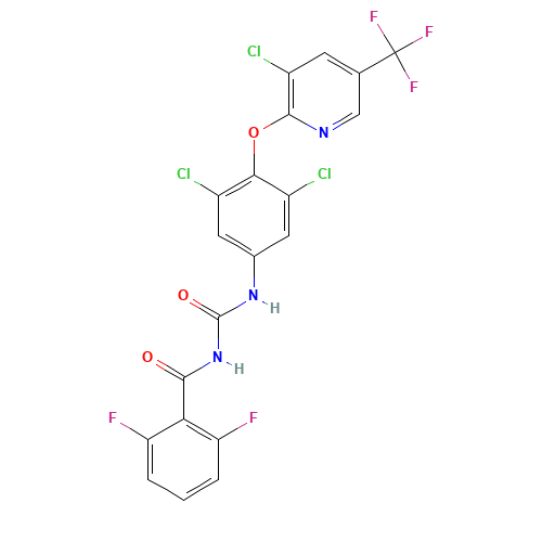 71422-67-8 Chlorfluazuron chemical structure