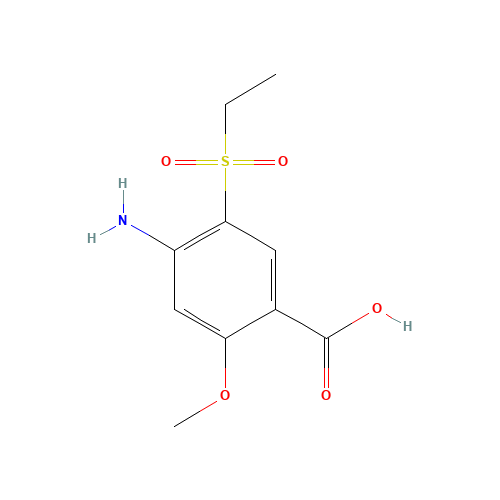71675-87-1 4-Amino-5-ethylsulfonyl-2-methoxybenzoic acid chemical structure