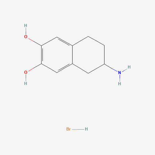 73304-33-3 (+/-)-2-AMINO-6,7-DIHYDROXY-1,2,3,4-TETRAHYDRONAPHTHALENE HYDROBROMIDE chemical structure