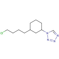 73963-42-5 5-(4-Chlorobutyl)-1-cyclohexanyl tetrazole chemical structure