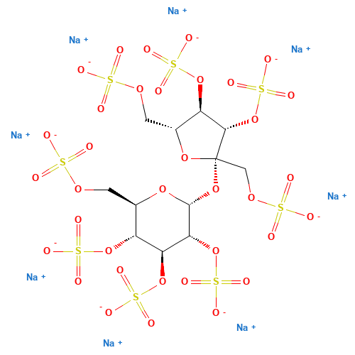 74135-10-7 Sucrose octasulfate sodium salt chemical structure