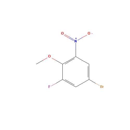 74266-66-3 4-BROMO-2-FLUORO-6-NITROANISOLE chemical structure